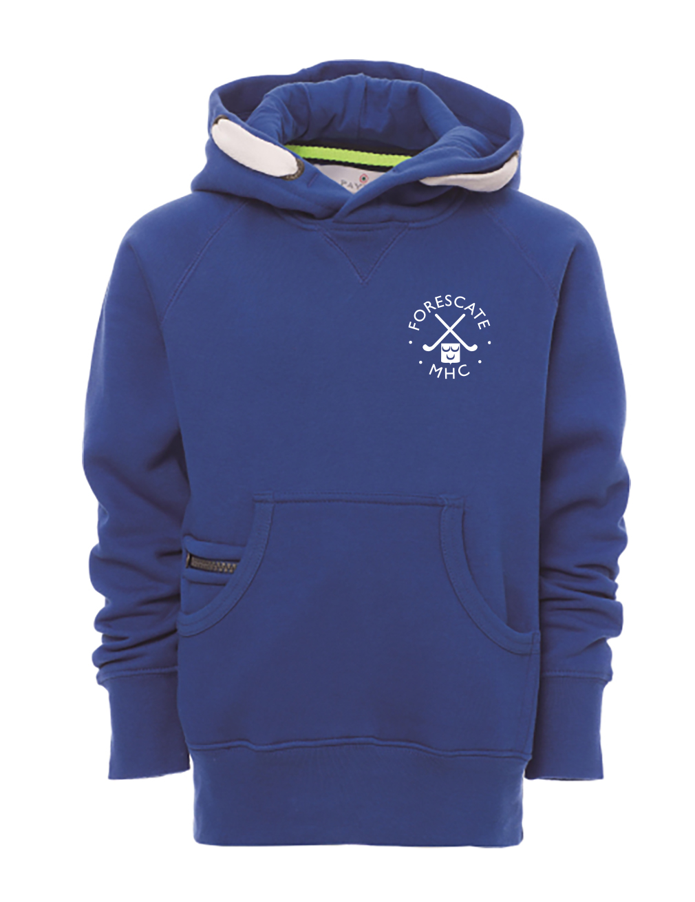 Hoodie zonder rits - junior - 105074 mo 1 - 0023 (128) Royal blue