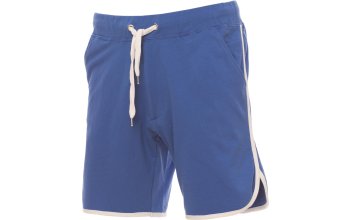 Sportbroek Heren - 0158 royal blue white front - 0158 Royal Blue - Wit L