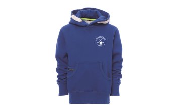 Hoodie zonder rits - junior - 105074 mo - 0023 (128) Royal blue